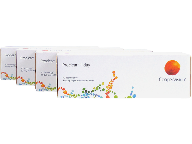 Proclear 1 Day 4-Box Pack (60 Pairs)