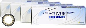 1 Day Acuvue Define (Natural Shine) 4-Box Pack (60 Pairs)