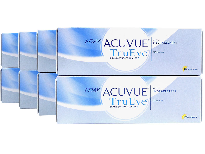 1 Day Acuvue TruEye 8-Box Pack (120 Pairs)