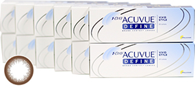 1 Day Acuvue Define (Vivid Style) 12-Box Pack (180 Pairs)