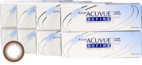 1 Day Acuvue Define (Vivid Style) 8-Box Pack (120 Pairs)