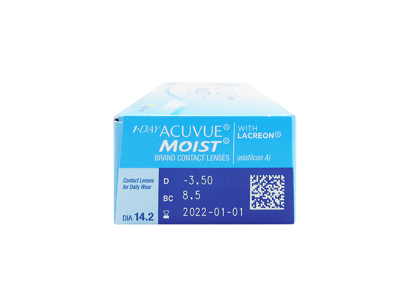 1 Day Acuvue Moist 12-Box Pack (180 Pairs)