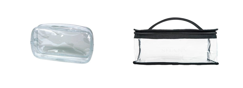 Clear Plastic Makeup Bags for Travel Skincare Essentials