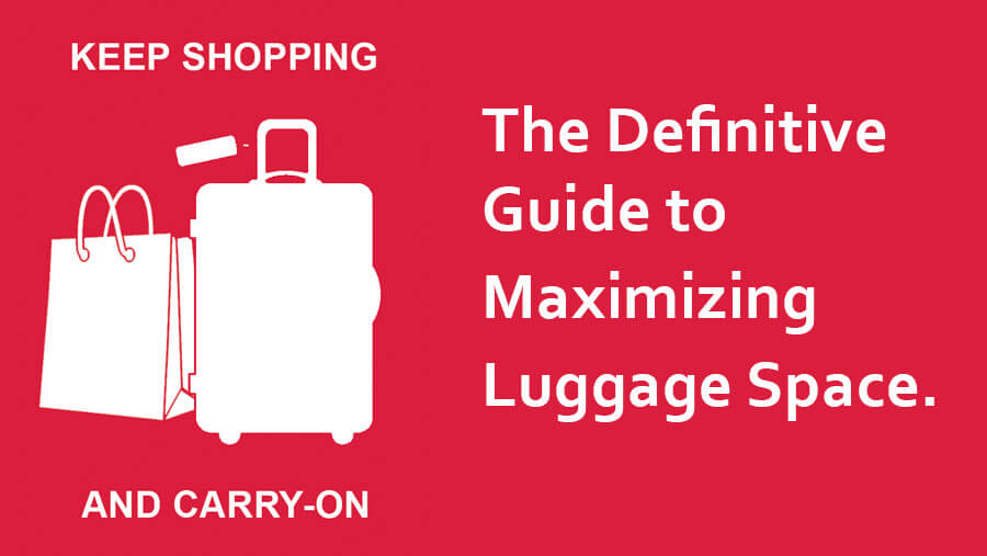 shopping bag and carry-on suitcase: Guide to maximizing luggage space