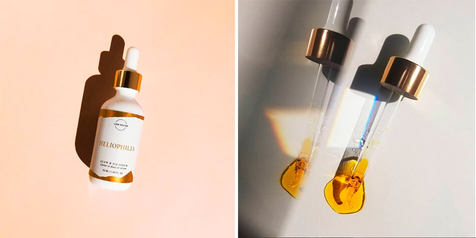 Golden and White Skin Serum Product
