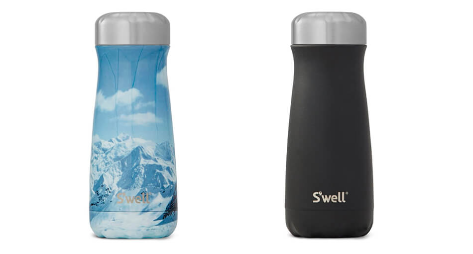 Black and Blue water bottles