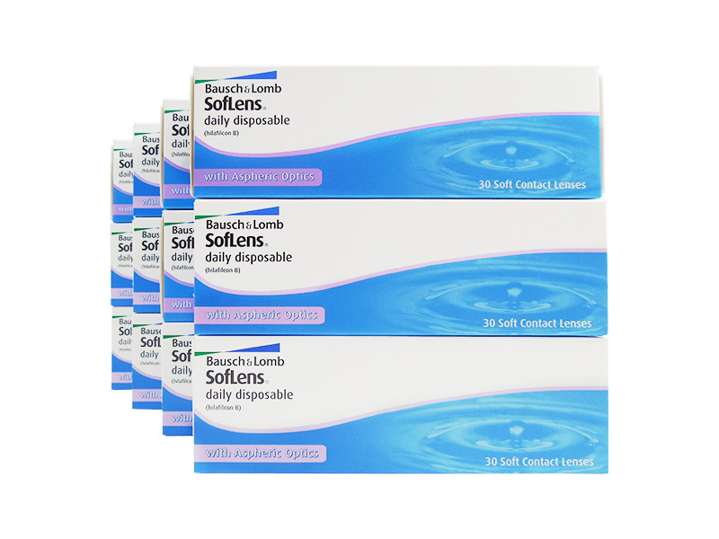 SofLens One Day 12-Box Pack (180 Pairs)