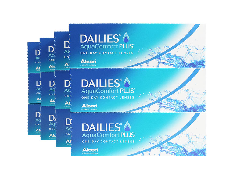 DAILIES AquaComfort Plus 12-Box Pack (180 Pairs)