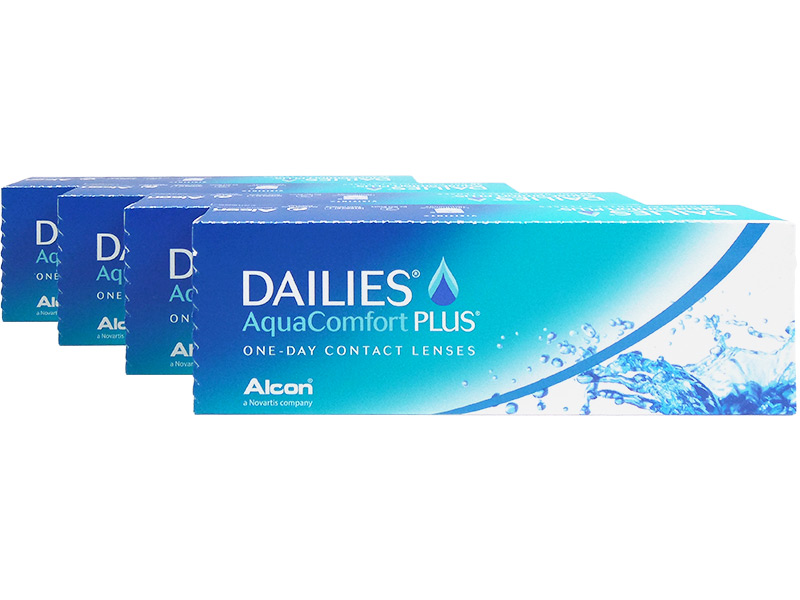DAILIES AquaComfort Plus 4-Box Pack (60 Pairs)