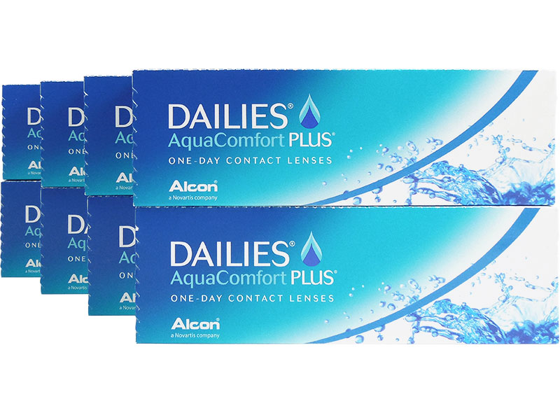 DAILIES AquaComfort Plus 8-Box Pack (120 Pairs)