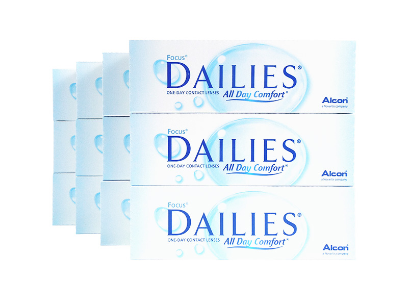 Focus Dailies 12-Box Pack (180 Pairs)