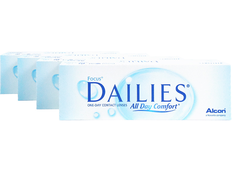 Focus Dailies 4-Box Pack (60 Pairs)