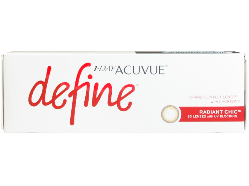 1 Day Acuvue Define Moist Radiant Chic with LACREON 