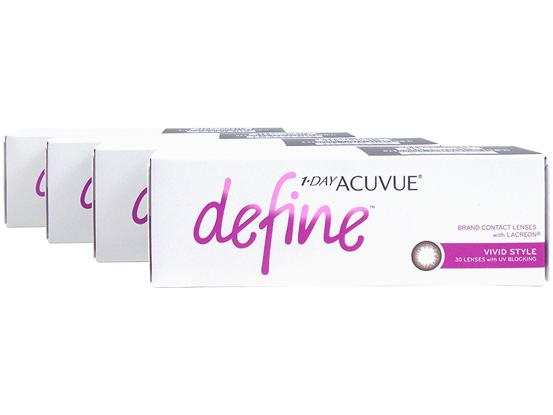 1 Day Acuvue Define Vivid Style with LACREON 4-Box Pack (60 Pairs)