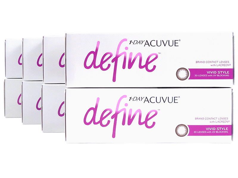 1 Day Acuvue Define Vivid Style with LACREON 8-Box Pack (120 Pairs)