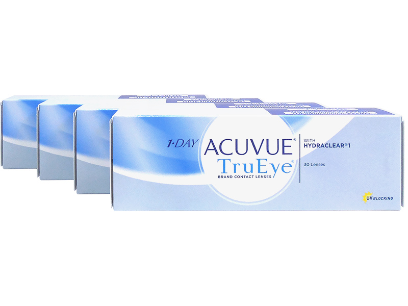 1 Day Acuvue TruEye 4-Box Pack (60 Pairs)