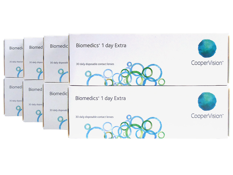 Biomedics 1 Day Extra 8-Box Pack (120 Pairs)