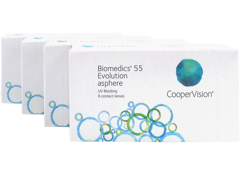 Biomedics 55 Evolution 4-Box Pack (12 Pairs)