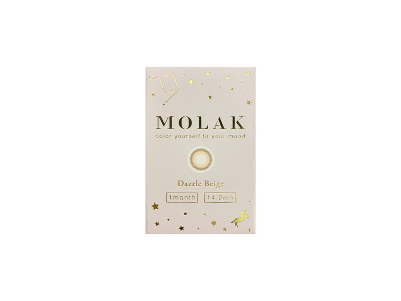 MOLAK 1 Month Dazzle Beige (2 lenses per box)