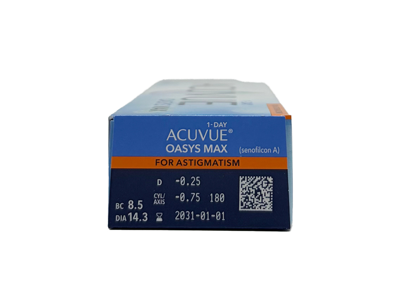 ACUVUE OASYS MAX 1-DAY for ASTIGMATISM