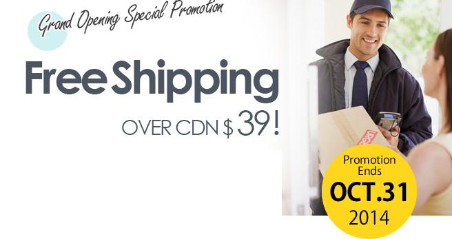 Free Shipping over CDN$39